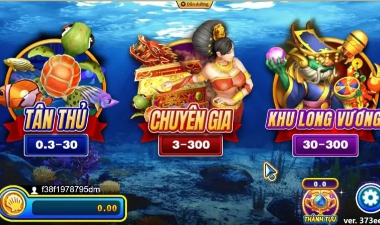 Các phòng chơi trong game Bắn Cá Rồng Tại Vibet88