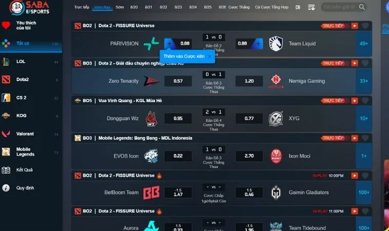 Thể Thao Điện Tử Tại Vibet88