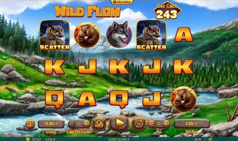 Giao diện chơi Nổ Hũ Rừng Xanh Tại Vibet88