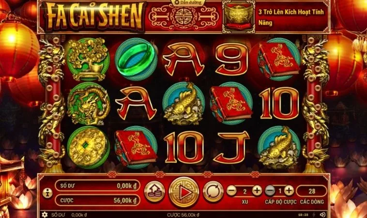 Đồ họa game Nổ Hũ Thần Tài Tại Vibet88 thiết kế bắt mắt